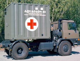 Mobilní úpravna vody AQUAOZON 32